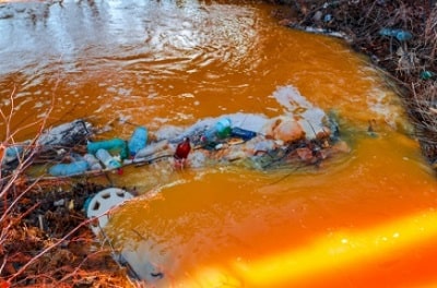 Effluent water from industries