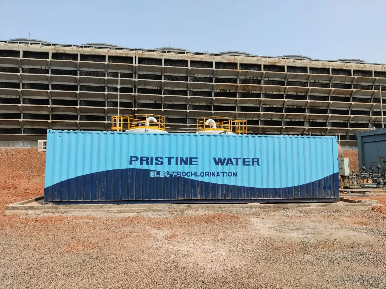 water purification for power plants by pristine water